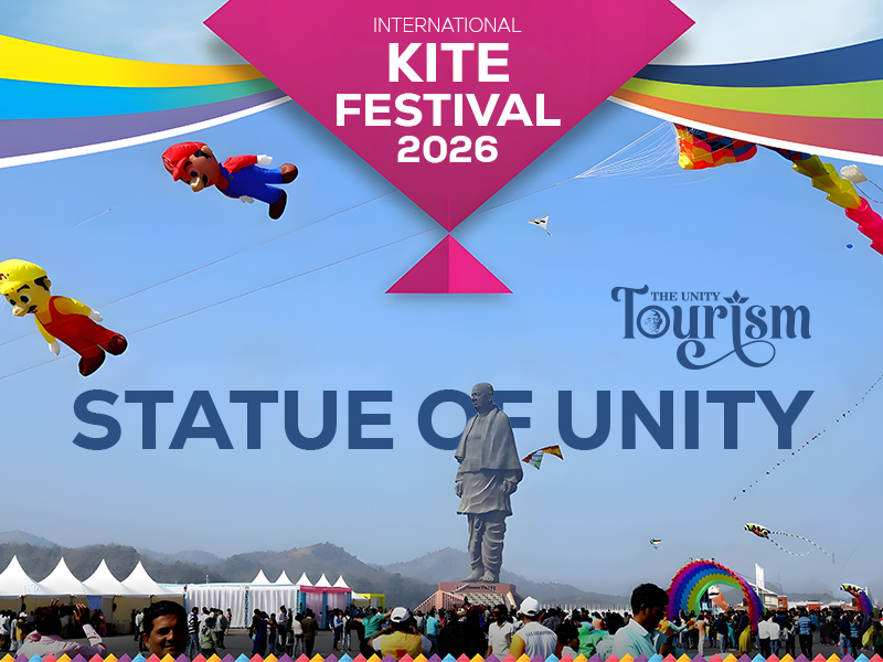 International Kite Festival 2026 at Statue of Unity – Fly High at India’s Grandest Sky Celebration
